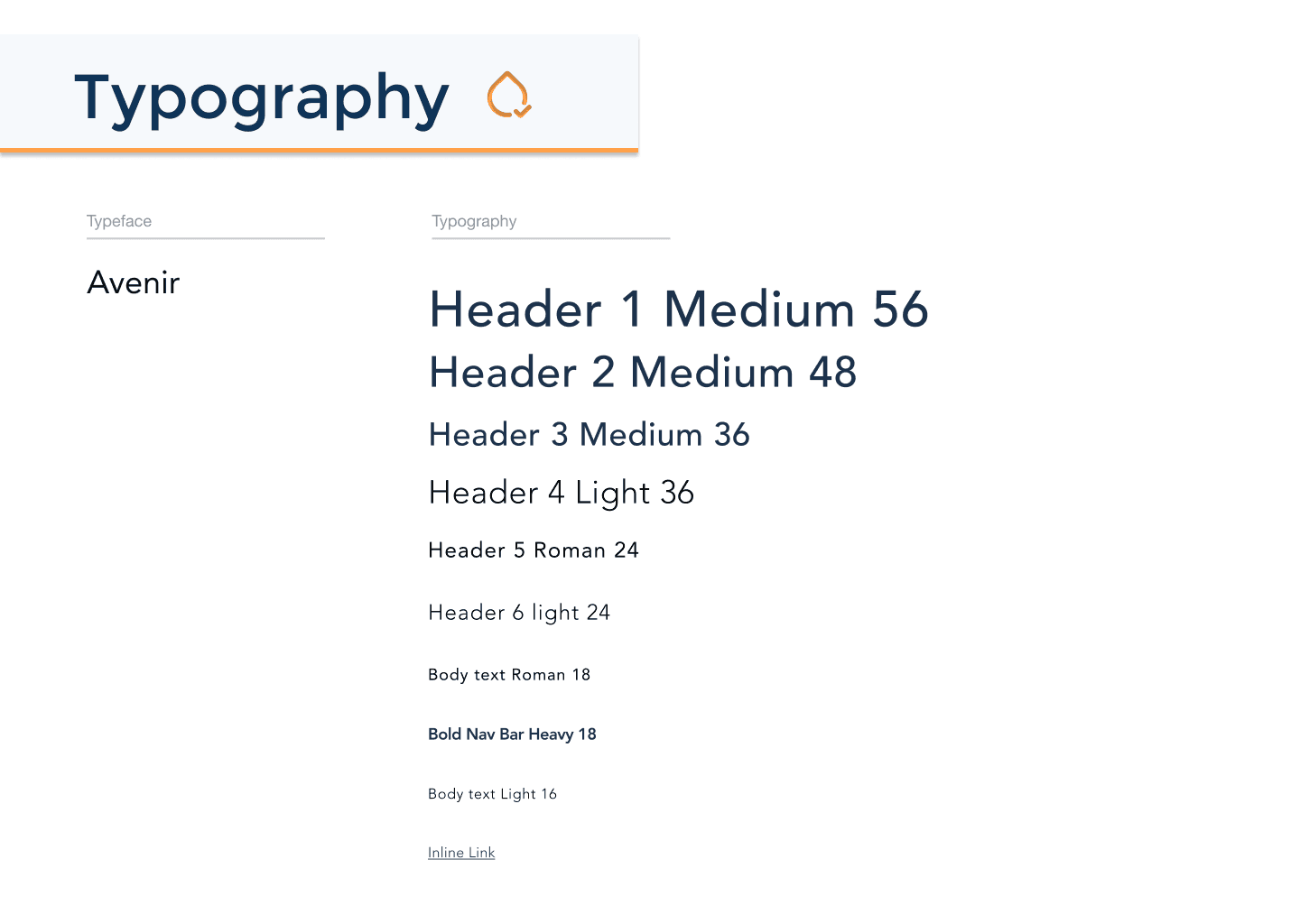 Style guide — typography scale